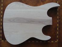 gitara korpus jesionowy