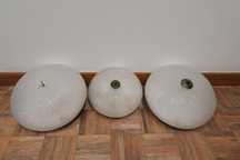 3 Candeeiros de tecto Vintage