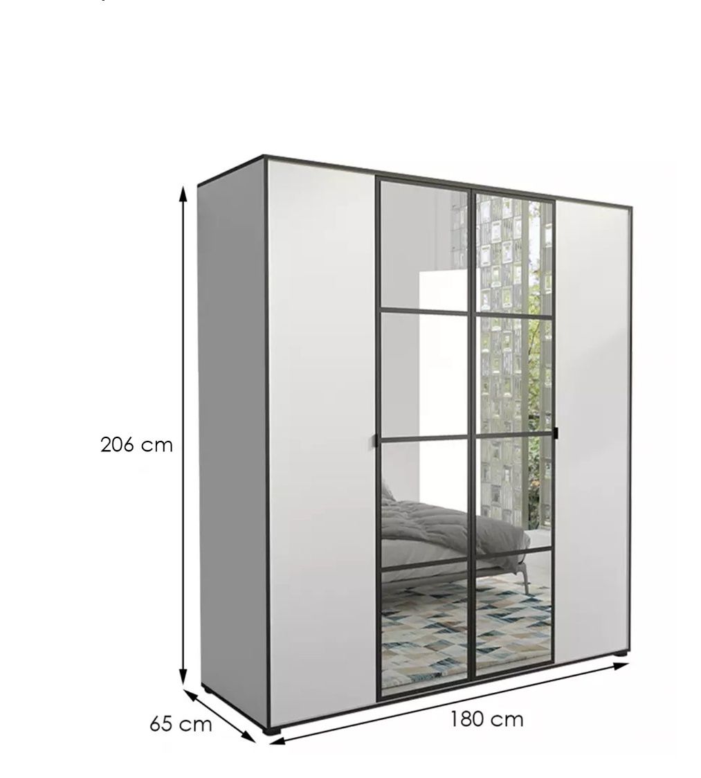 Szafa Oslo l 180 biała