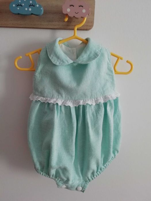 Fofo para bebé com golinha e renda Kiki Cose - 3-6 meses / 62 cm