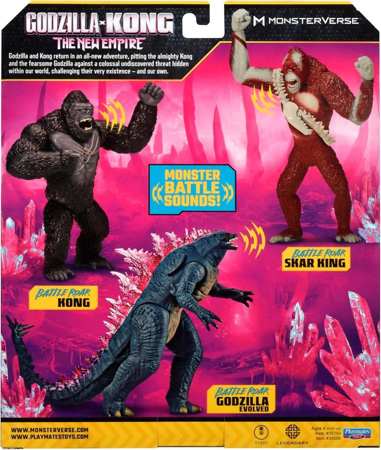 Godzilla x Kong 7 Battle Roar Godzilla Ґодзілла готова до бою 18 см