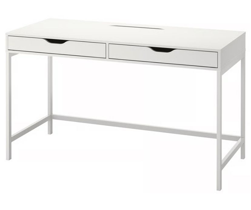 Secretaria IKEA Alex Branca com duas gavetas