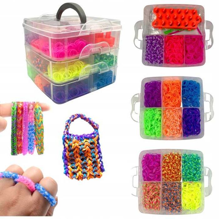 gumki do robienia bransoletek kuferek