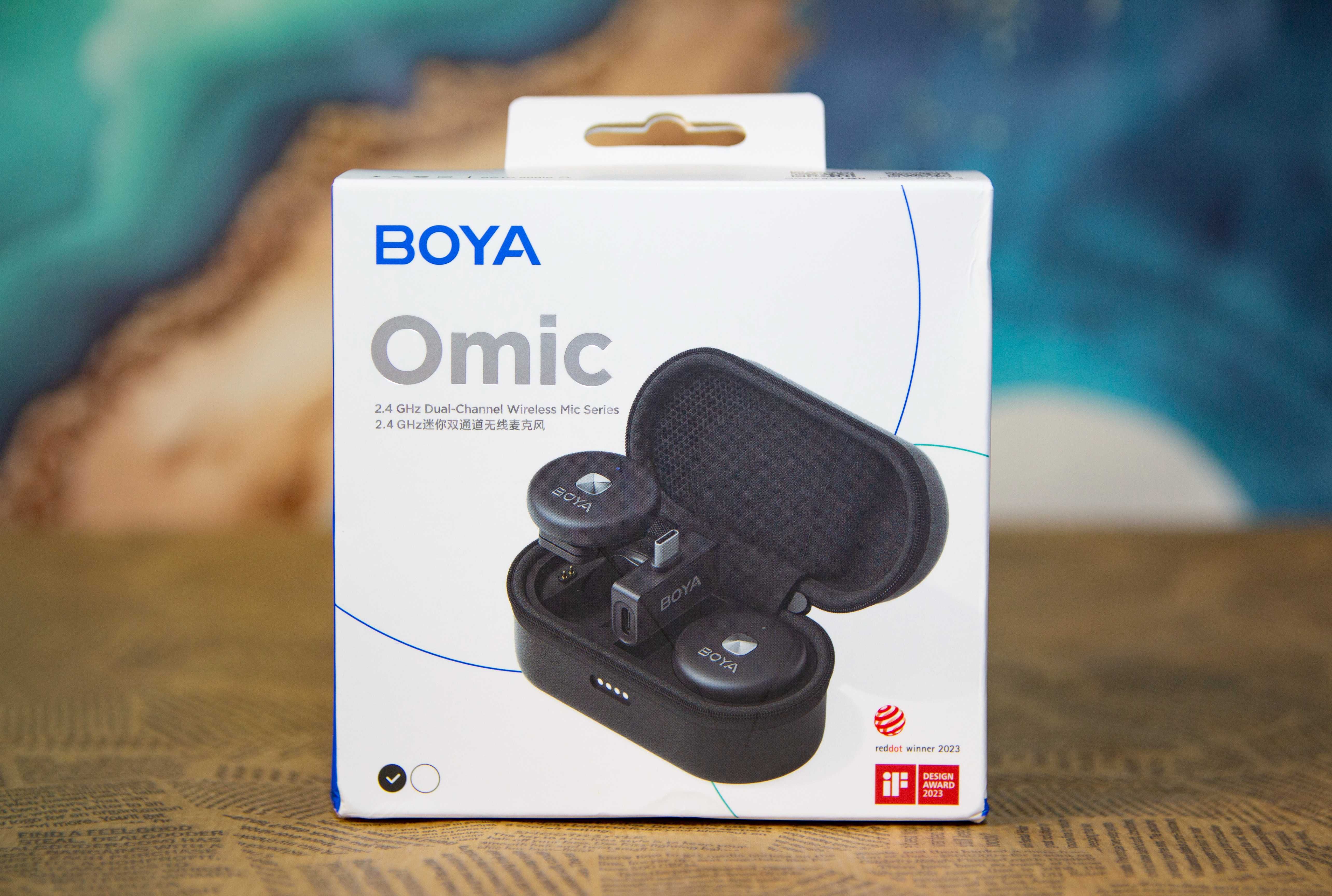 ТОП! Бездротовий мікрофон блогера BOYA Omic-U type-C(Black)|Петличка
