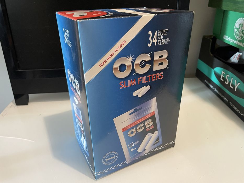 Filtry OCB Slim Box 34 x 120szt.