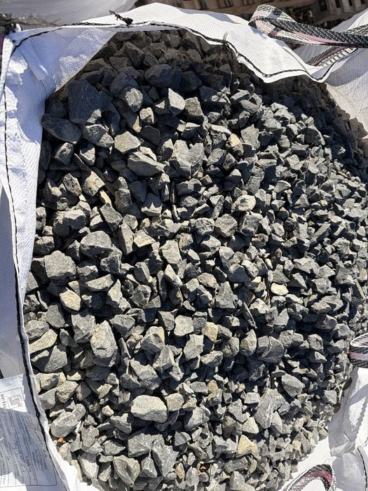 Brita preta decorativa jardim big bag