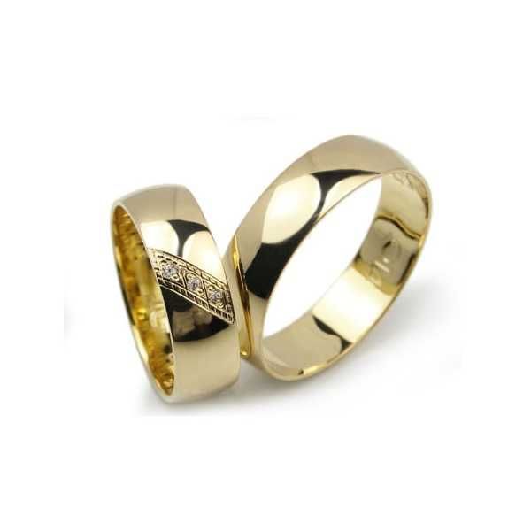 Obrączki ślubne 6mm żółte złoto Goldrun Bytom
