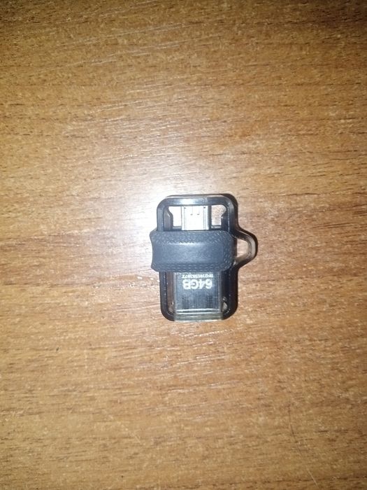 USB/micro USB флешка 64 gb