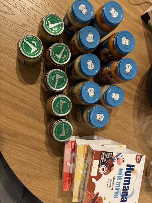 Słoiczki gerber, bobovita i deserki humana