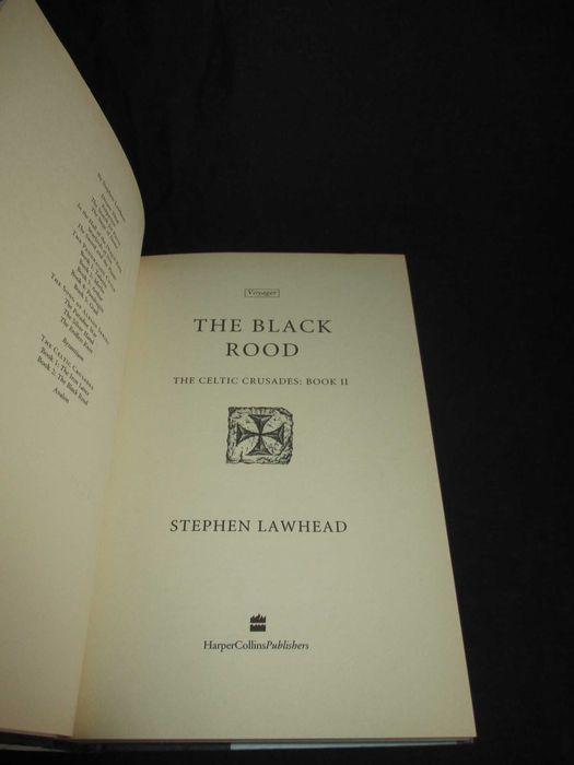 Livros The Celtic Crusades Iron Lance e Black Rood Stephen Lawhead