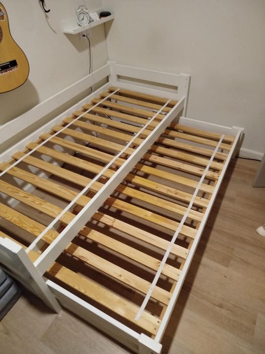 Ліжко дитяче підліткове трансформер односпальне дворівневе з шухлядами