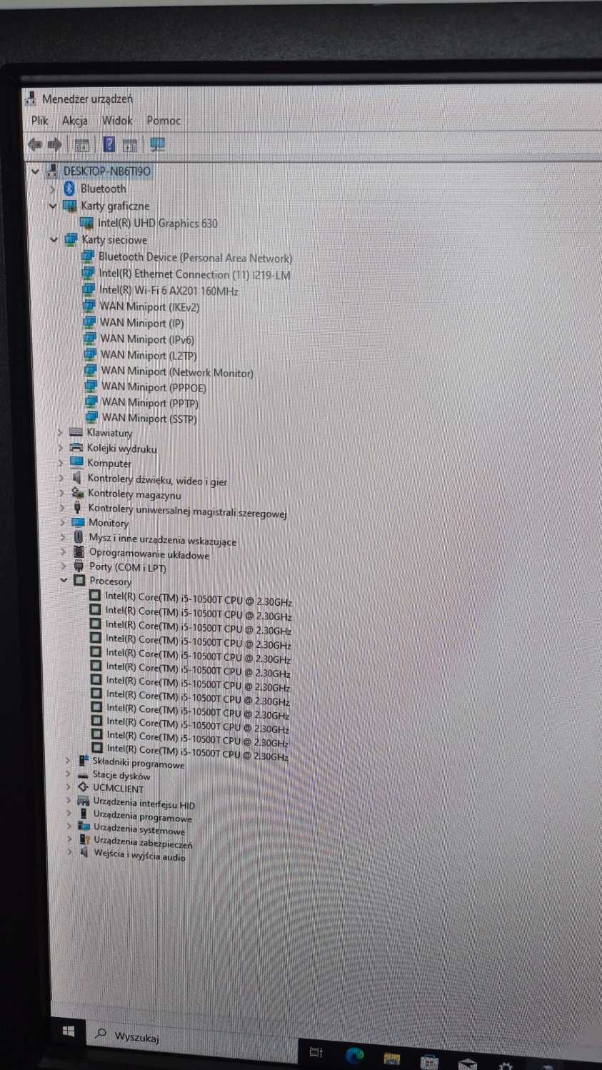Komputer optiplex 7080 micro ZESTAW