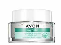 Avon Oxypure nawilżająco-regenerujący żel na noc - folia