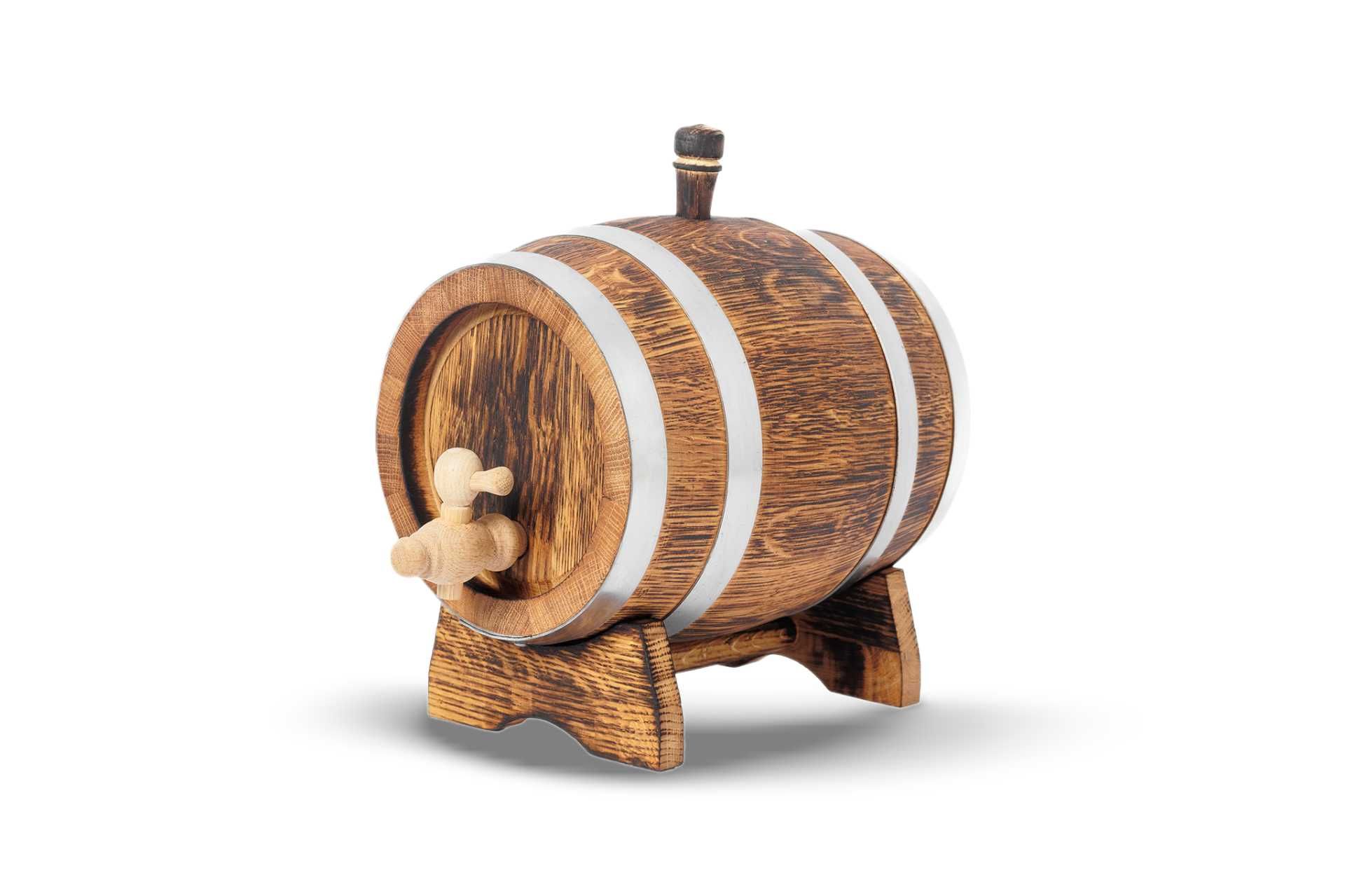 Dębowa beczka 5L na whisky bimber wino nalewki prezent + opalanie
