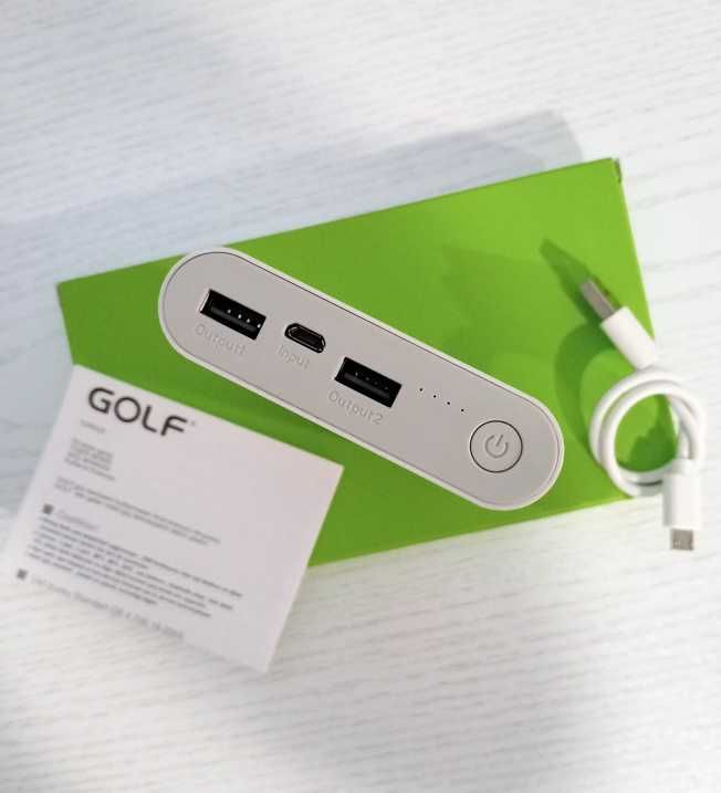 Power bank golf з ліхтариком.