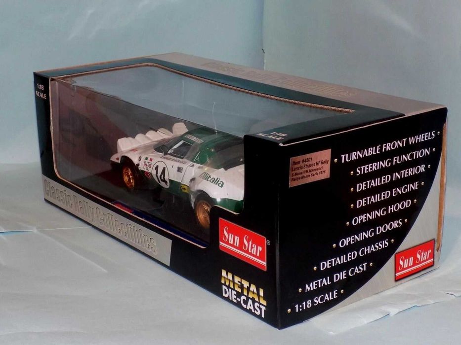 Modelismo, Miniaturas, Models, Metal (Diecast), Rally, Lancia Stratos
