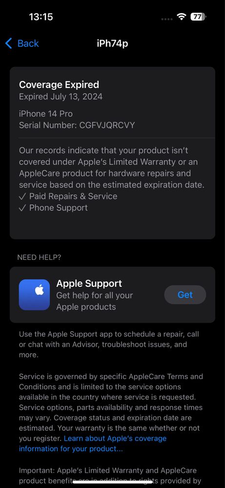 Iphone 14 Pro Gold BDB stan