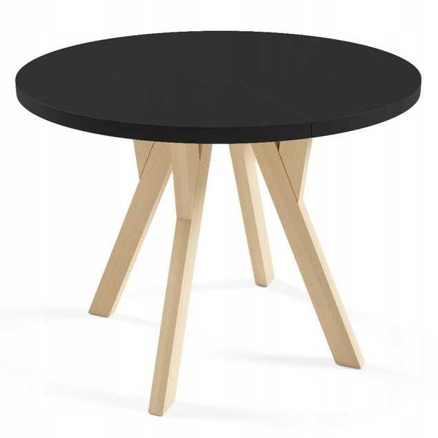 Rozkładany okrągły stół ORIO z laminowanym blatem! OKAZJA!