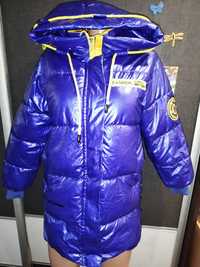 Куртка б/у,желетка б/у-150 гр. подросток, размер 44-46.
