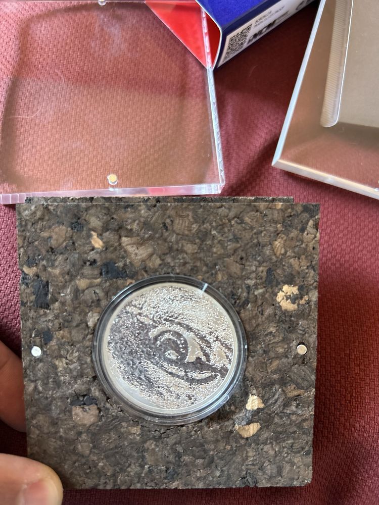 Conjunto de 2 moedas Prata Proff Vhils & Bordalo II