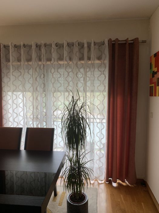 Conjunto de cortinas + varão