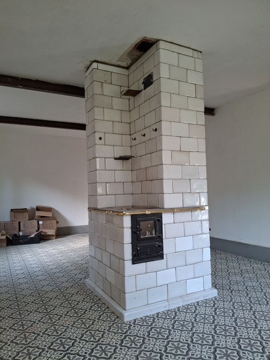 kuchnia kaflowa z płaszczem