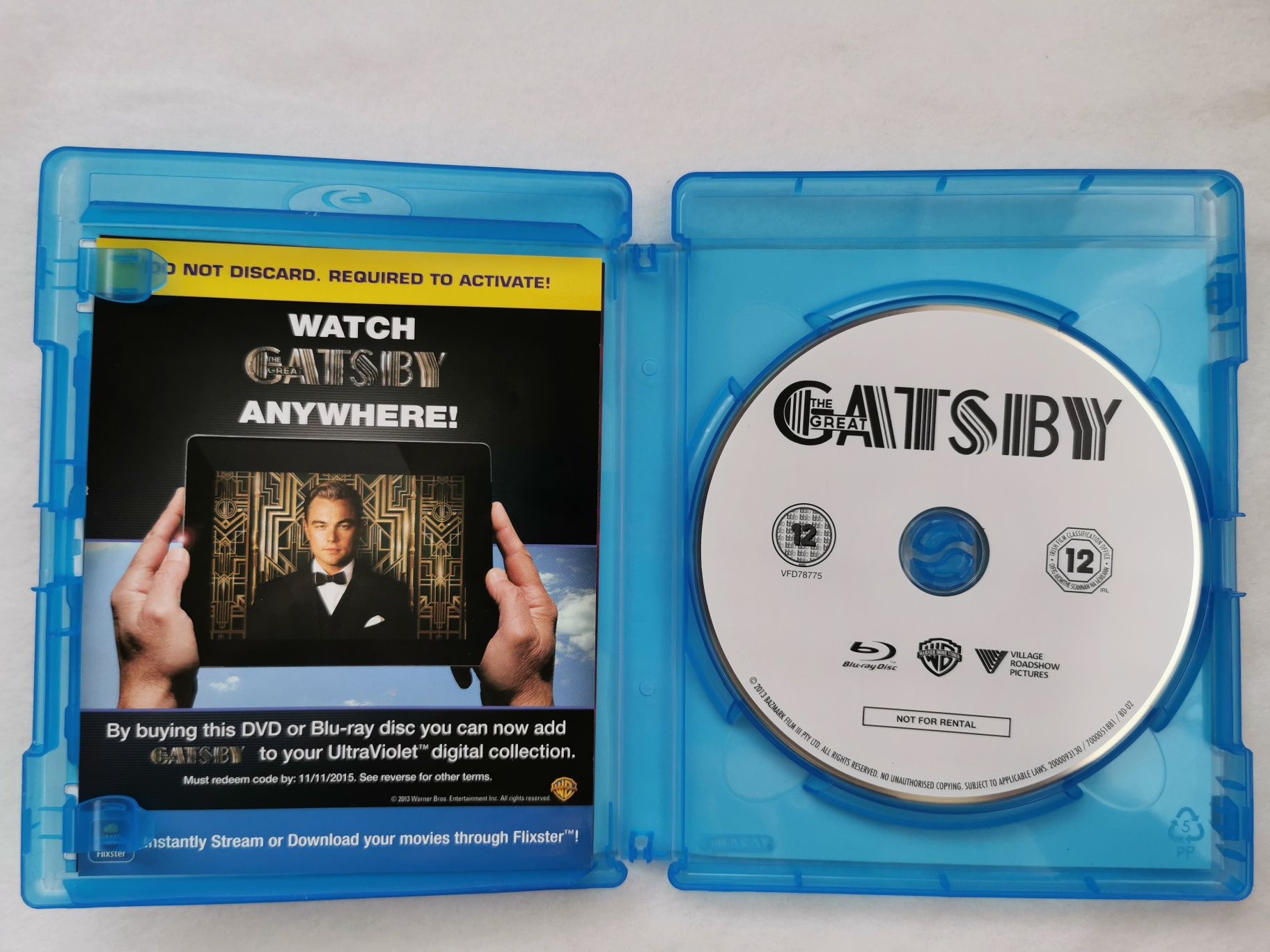 The Great Gatsby (Wielki Gatsby) Blu-ray (En) (2013) Bluray