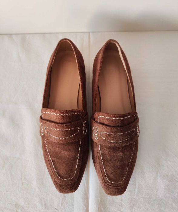 Sapatos Loafer, Castanhos, Modalfa, Tamanho 35