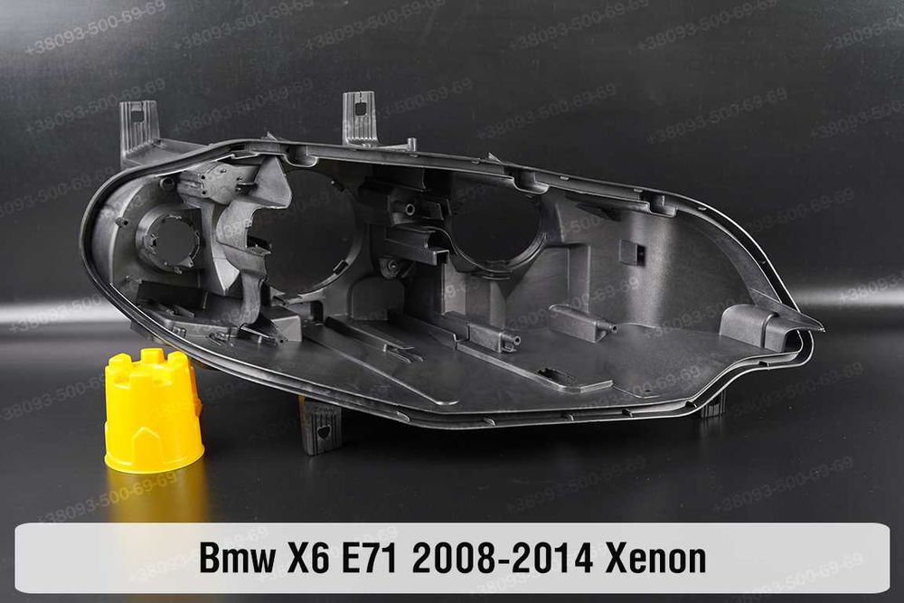 Стекла корпус фар Hella BMW E71 X6 скло фару БМВ Е71 Х6 оригинал фара!