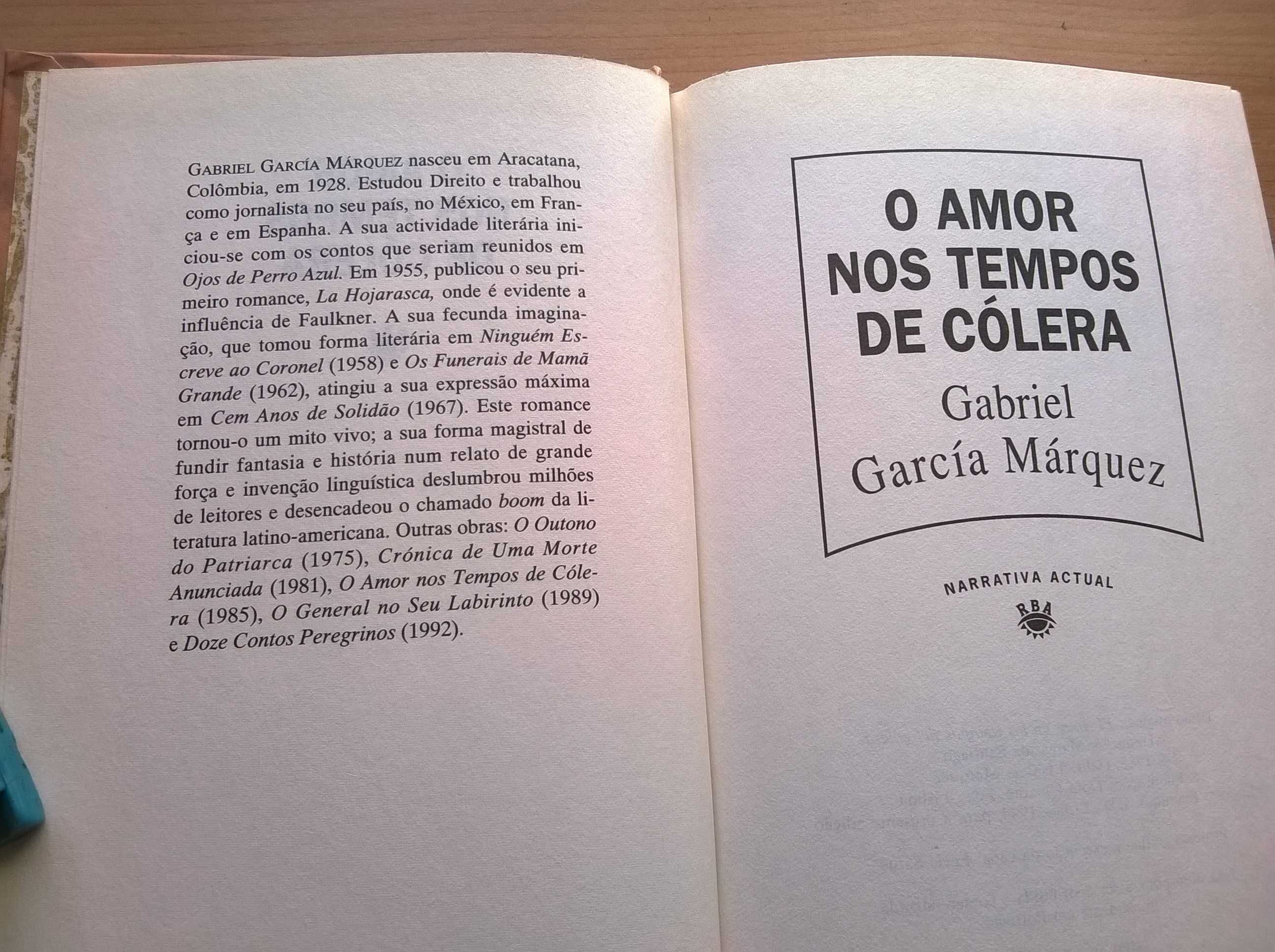 O Amor nos Tempos de Cólera - Gabriel García Márquez