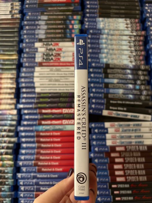 Гра Assassin`s Creed 3  на ps4, диск з грою на пс 4, ліцензія