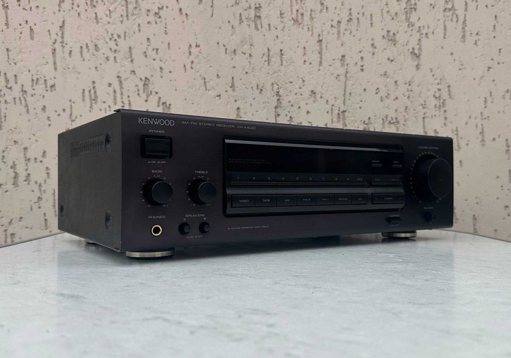 Ресивер Kenwood KR-A4040 Корея (2 × 50 Вт / фонокоректор / FM-приймач)