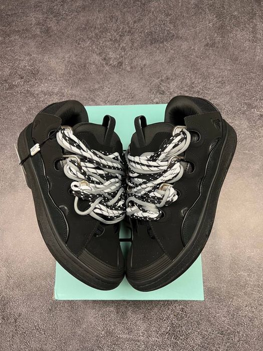 Lanvin Curb Sneakers Black Grey Premium