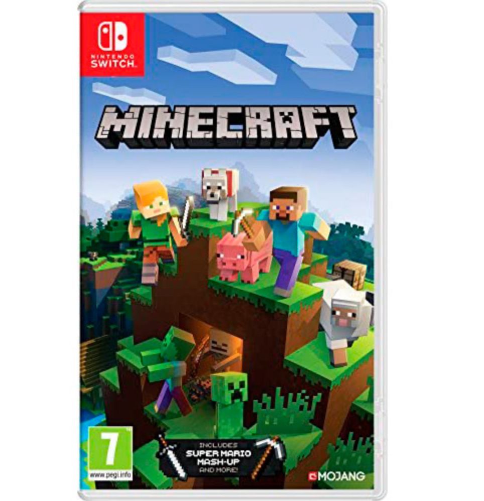 Набор консоль Nintedo Switch Lite 256 гб Grey + Игра Minecraft б/у
