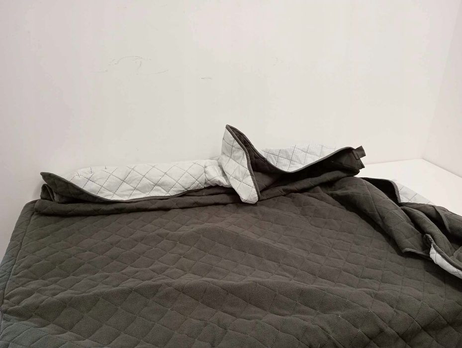 Pokrowiec na sofę szary 2 osobową 185 x 114 cm