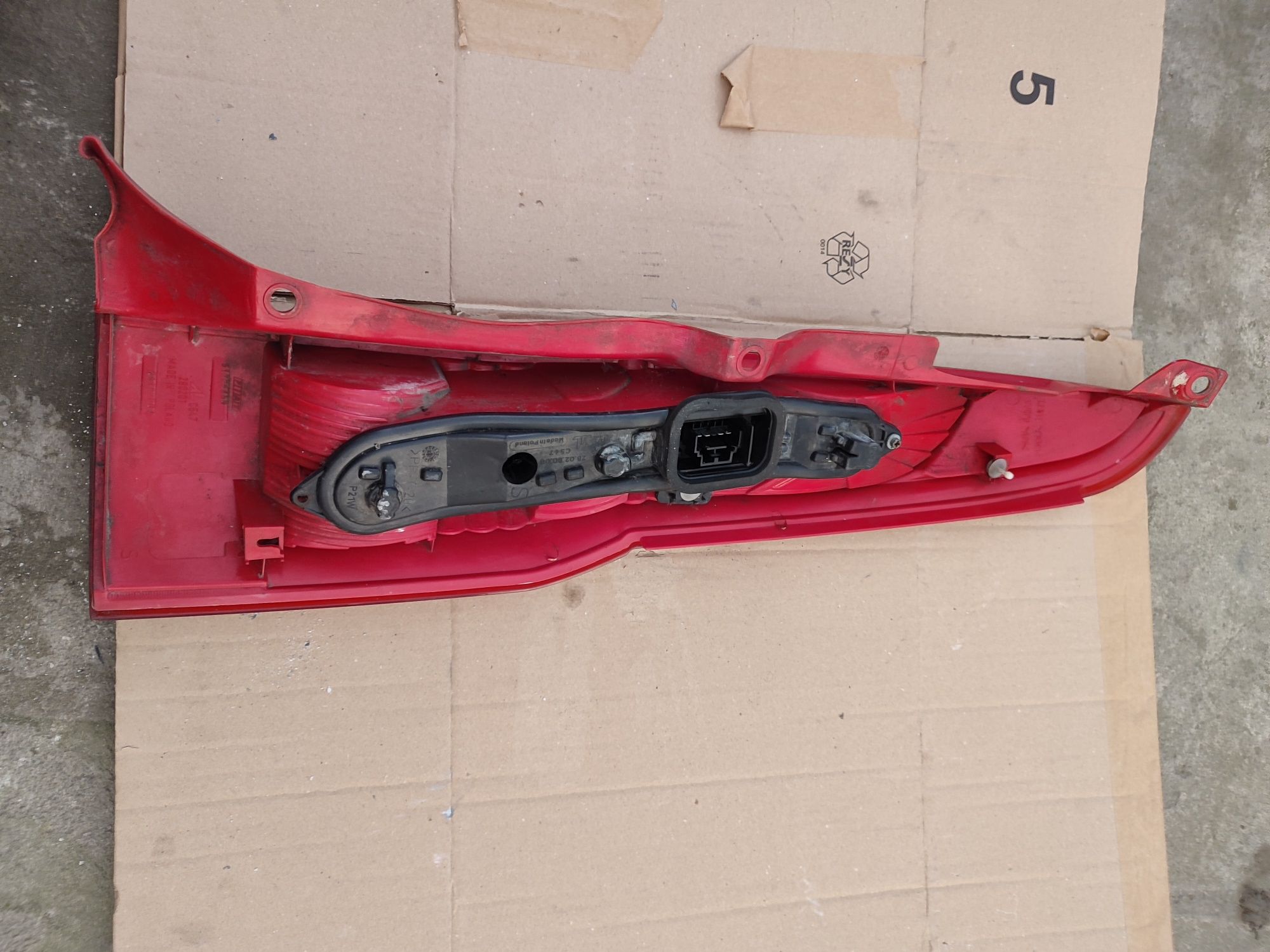 Lampa lewa lewy tył fiat panda