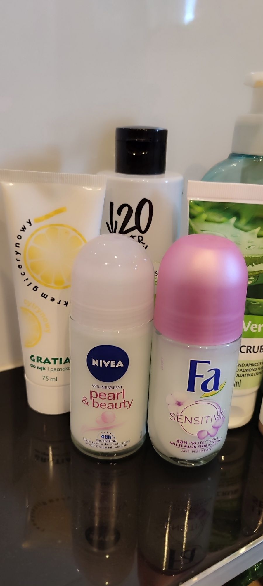 Zestaw kosmetyków żele serum cera tłusta