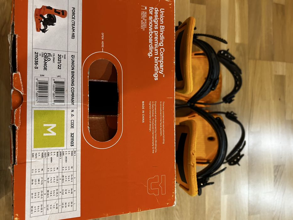 Wiazania snowboardowe Union Force M