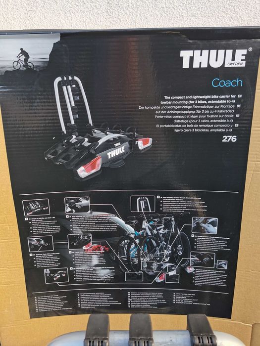 THULE Coach 276 bagażnik rowerowy na hak 3 rowery LED VeloCompact 926
