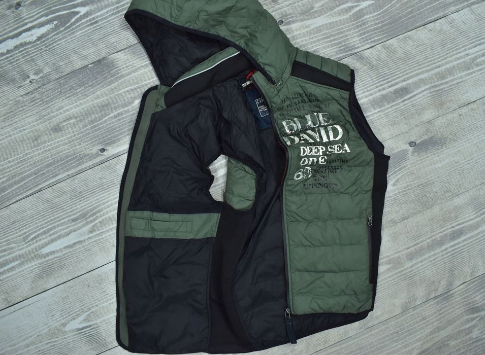 Camp David Ocieplana Pikowana Kamizelka Męska L