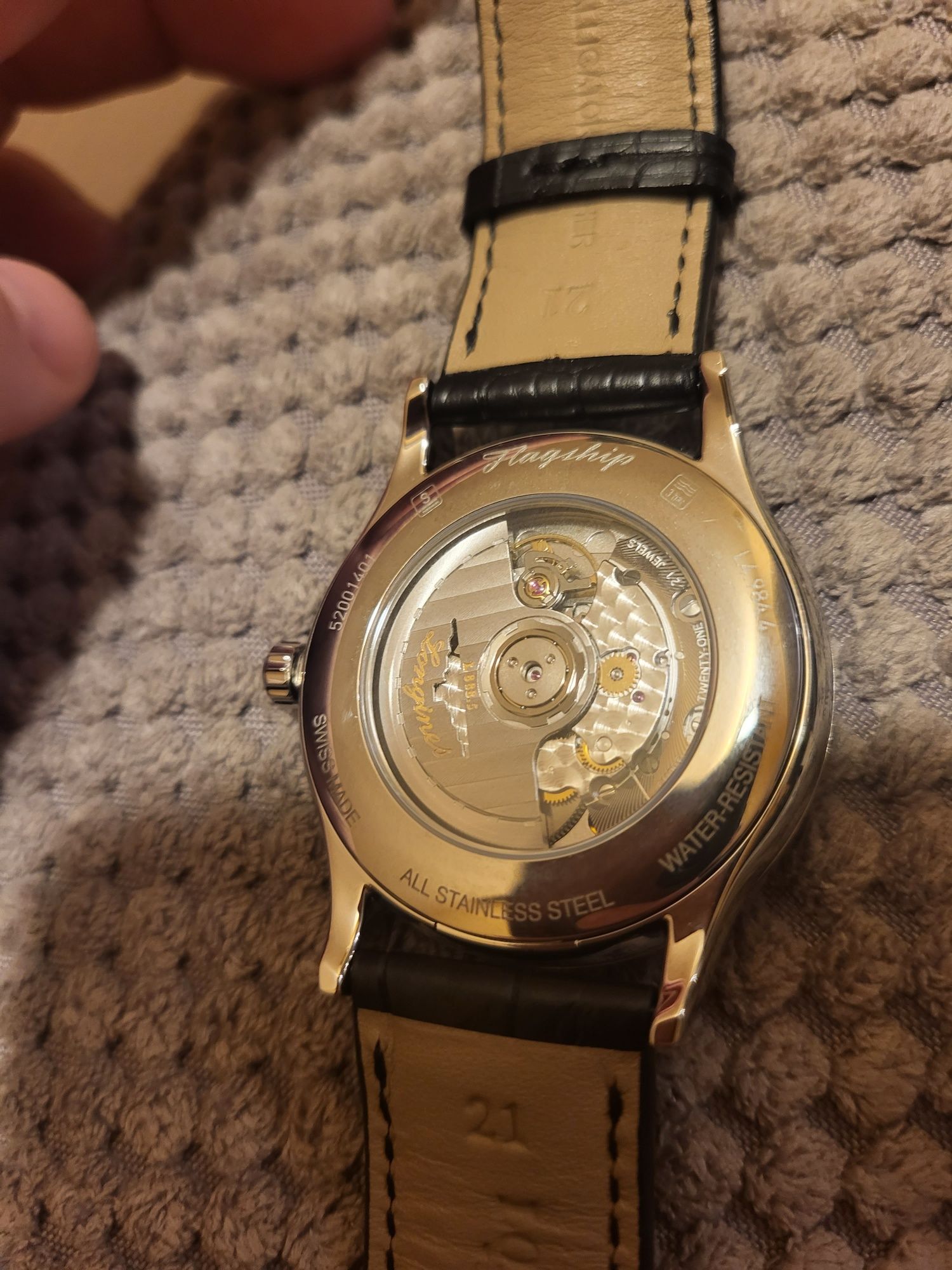 Szwajcarski zegarek automatyczny Longines Flagship Silicium NOWY