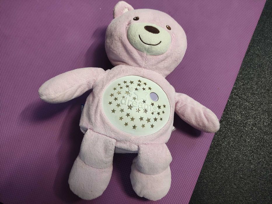 Chicco First Dreams Miś z Projektorem Różowy