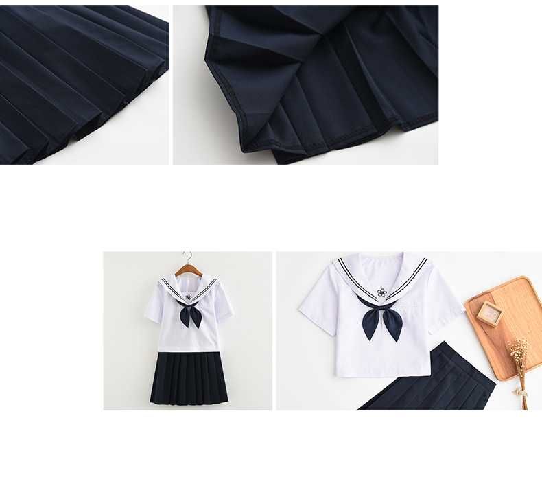 Mundurek japan style seifuku krótki rękaw Nowy Rozm. M cosplay anime