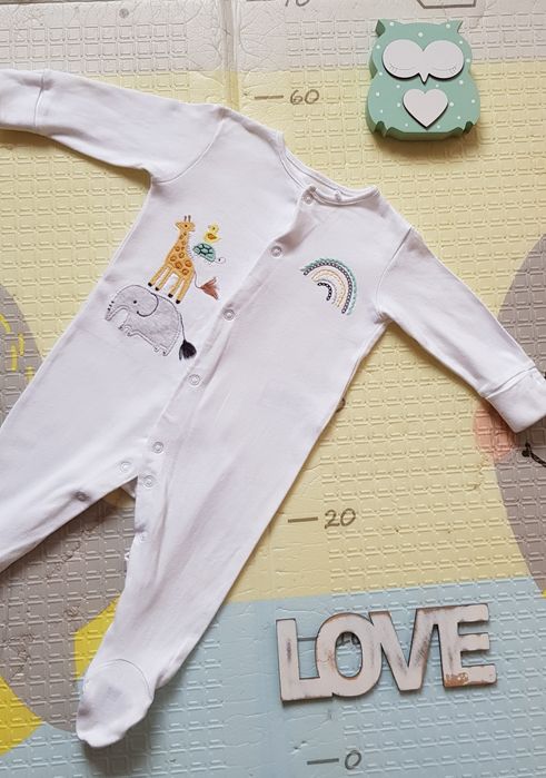 Чоловічок Некст Next боді ромпер сліп бодік 3-6 м