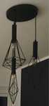 Lampa 3 żarowki dekoracyjne