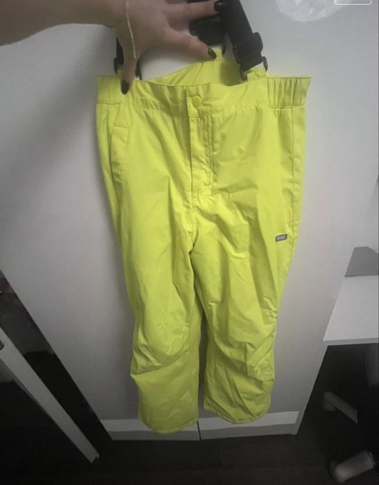 Neonowe spodnie narciarskie