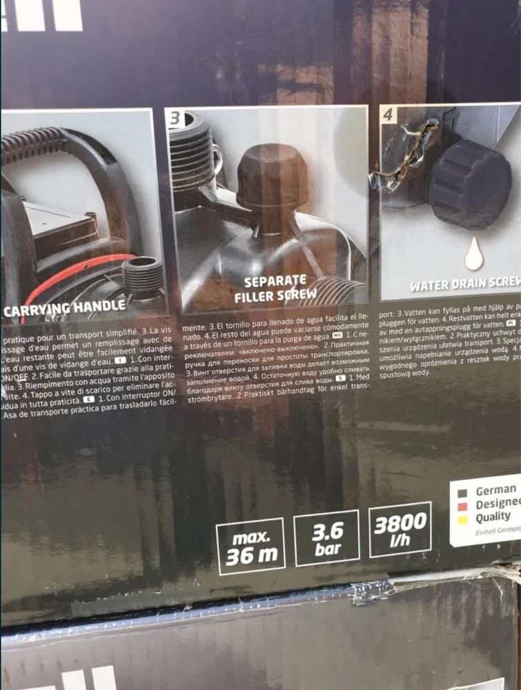 Насос садовый Einhell GC-GP 6538