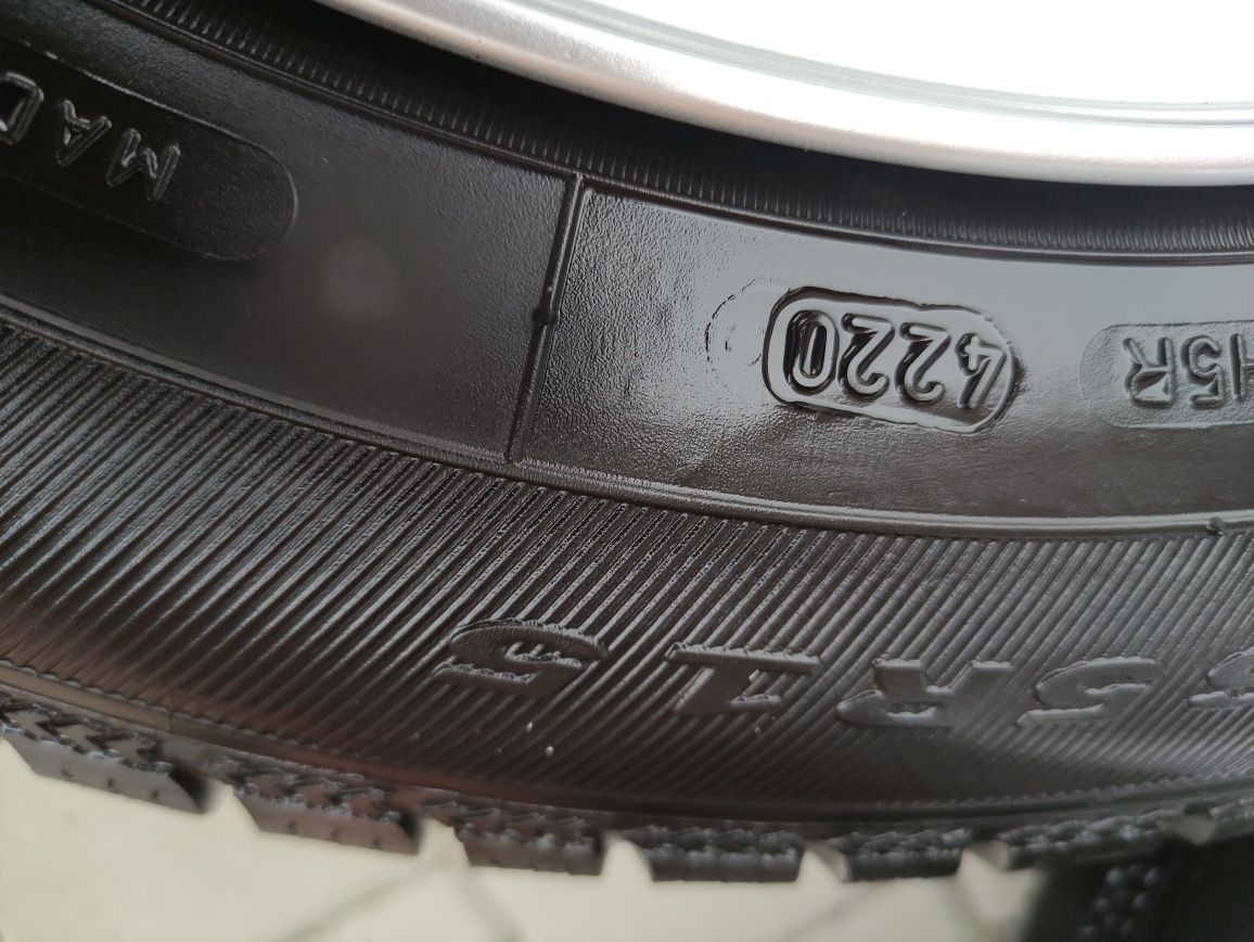 Koła zimowe 15" 5x100 z oponami 185/65 Seat Ibiza, VW Polo,Golf IV