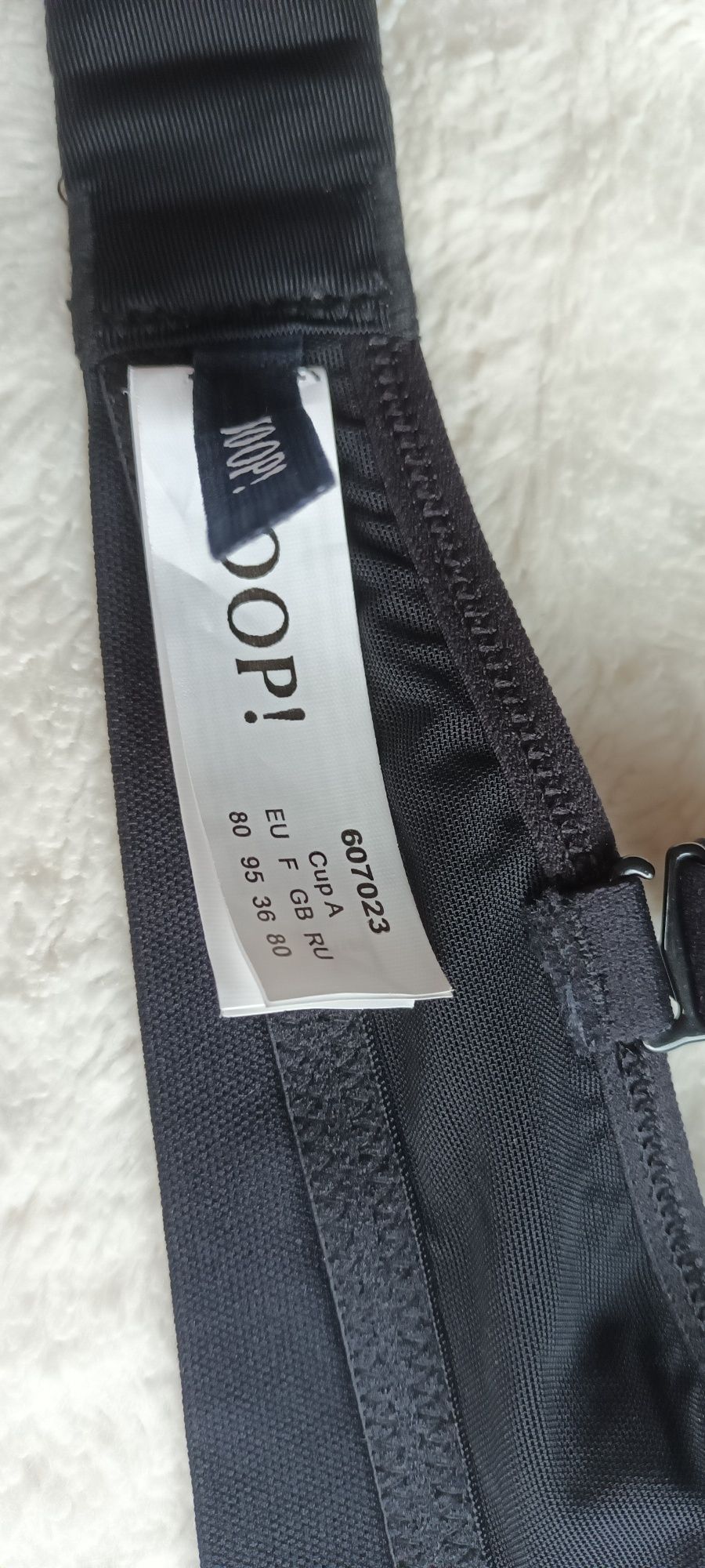 Nowy czarny biustonosz stanik Joop! 80A