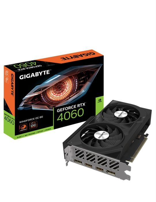 Продам видеокарту Gigabyte PCI-Ex GeForce RTX 4060 Windforce OC 8GB